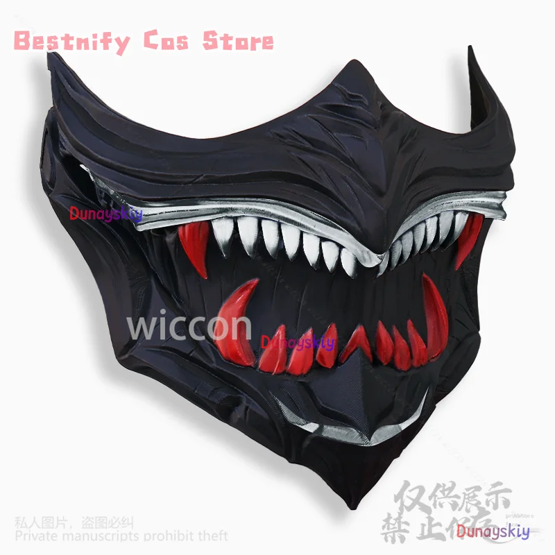 CosplayAnime Game NINJA GAIDEN 4 كوسبلاي ثلاثية الأبعاد قناع حمض البوليلاكتيك الدعائم اكسسوارات لجميع القديسين حفلة عيد الميلاد كوس فضي Cus