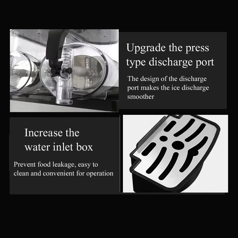 ماكينة حلاقة الثلج المنزلية الصغيرة ماكينة صنع الآيس كريم الأوتوماتيكية ماكينة صنع الآيس كريم المحمولة للأطفال #5