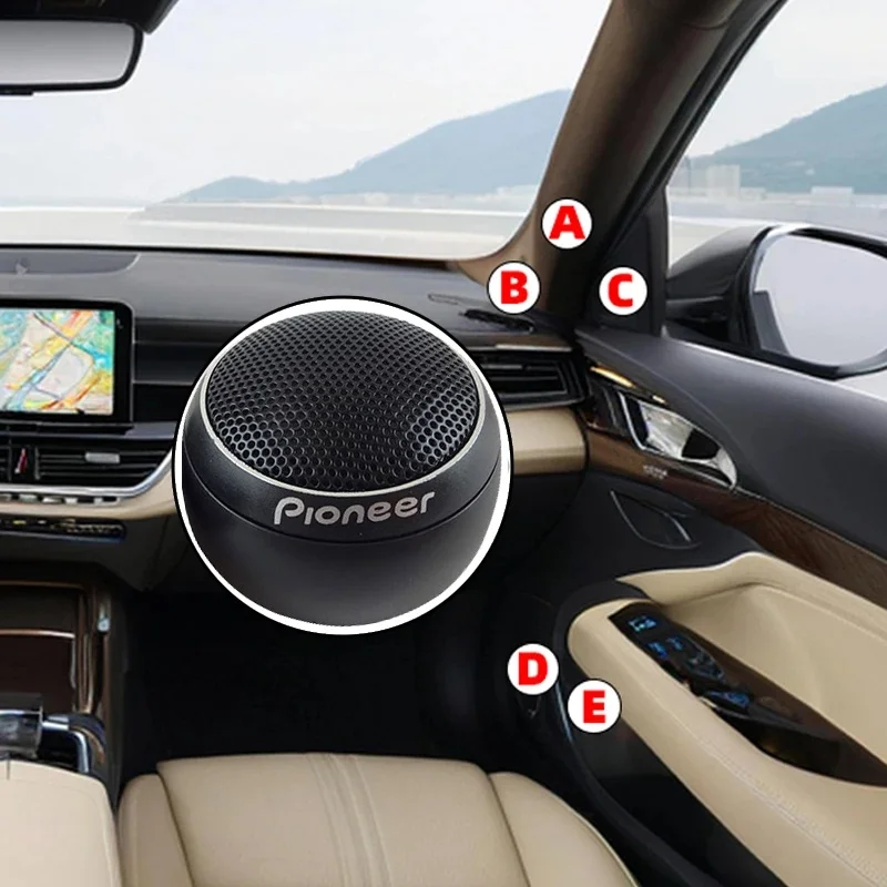 1 زوج 300 واط مكبرات صوت ستيريو للسيارة الموسيقى سيارة مكبرات الصوت سيارة الصوت طبقة الحرير المتكلم صناديق عالية النبرة تعديل مكبر الصوت مكبر الصوت #5