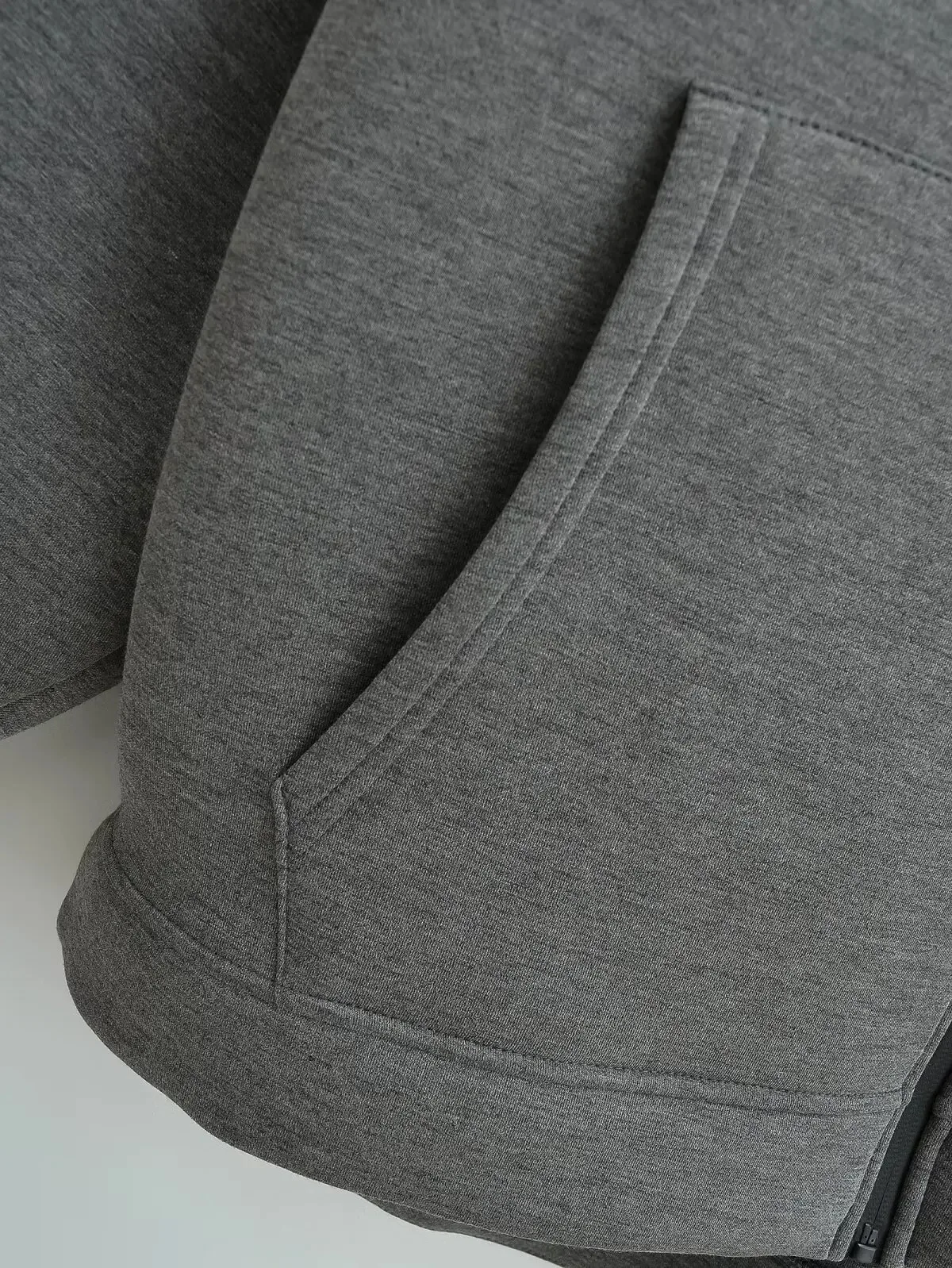 Herbstliche Damen-Freizeitjacke mit Kapuze, lockerer Oversize-Schnitt, Reißverschluss-Hoodie, Sweatshirt, einfarbiger Mantel, schicke Oberbekleidung für Bürodamen, Oberteile – Detail 15