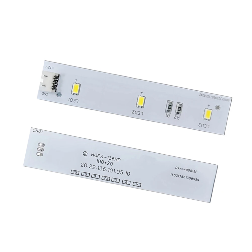 LED Strip Light DA41-0000519P 12V Compatible with for Samsung RS5555K4000SA Refrigerator Bright Interior Light