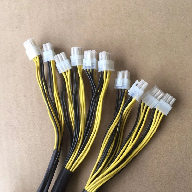 2X 1200W 1600W Output Wire New 10 Pin PCIE Powers Connector For Bitmain Antminer APW7 + APW3 PSU L3 D3