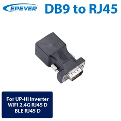 EPEVER Accessory DB9 Male Head to RJ45 Seat Converter Head For Wifi 2.4G/BLE with UPower-Hi Solar Inverter Connection