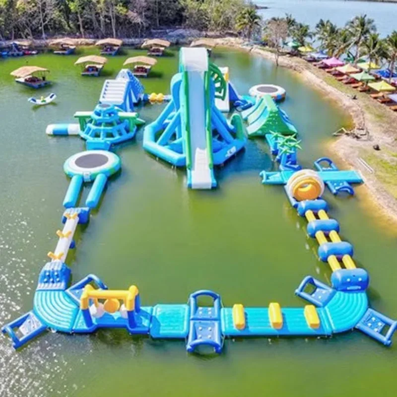 New Design Crazy Pool Inflatable Floating Water Park for Ocean