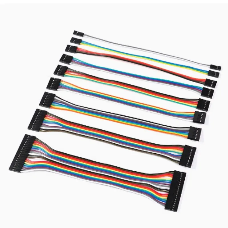 

10 шт., 20 см, 30 см, 2,54 мм, провод Dupont «мама-мама», 2/3/4/5/6/7/8/9/10P, кабель Dupont, соединительный кабель