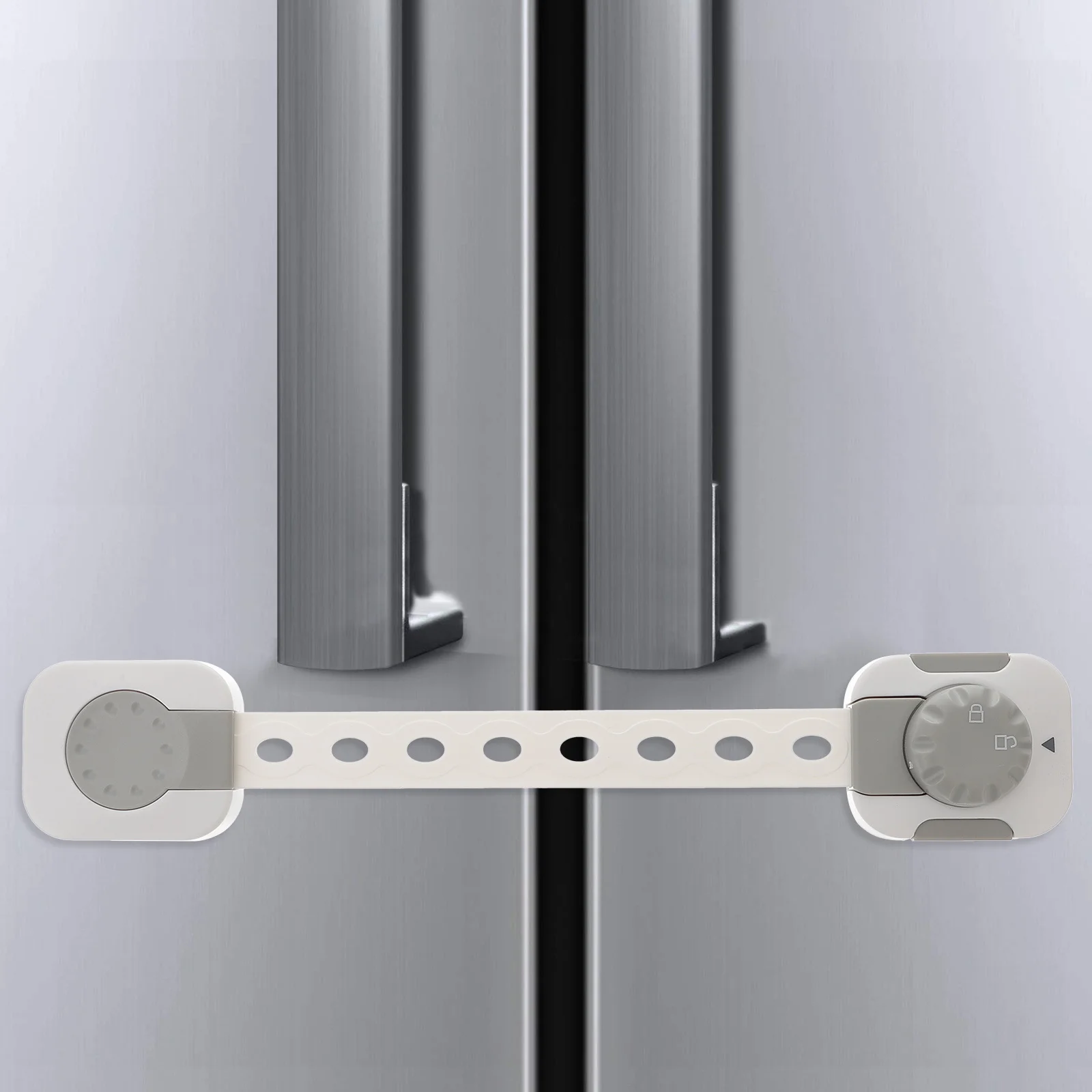 

2 pc Safety For Cupboard Doors Multifunction Child Security Lock Baby Hand Secure Wardrobe Drawer Fridge Cabinet