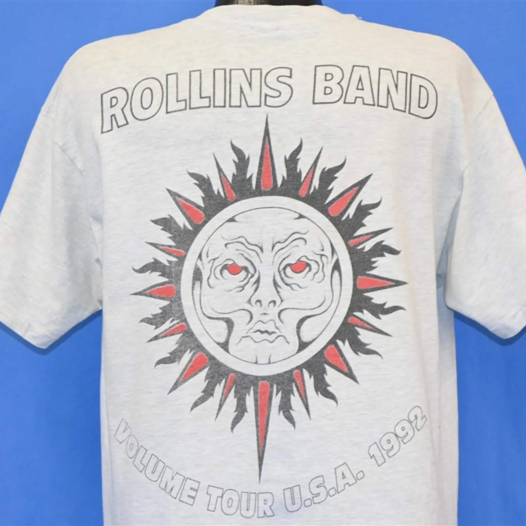 90s Henry Rollins Band Volume Tour 1992 Search Destroy Sun Silence Sucks End of t shirt Extra Large