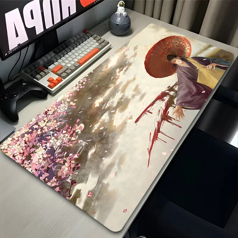 Large HD Mouse Pad Laptop Cool Anime Non Slip Keyboard Rug XXL J-jujutsu K-kaisen Mousepad PC Geto Suguru Gamer Cabinet Desk Mat