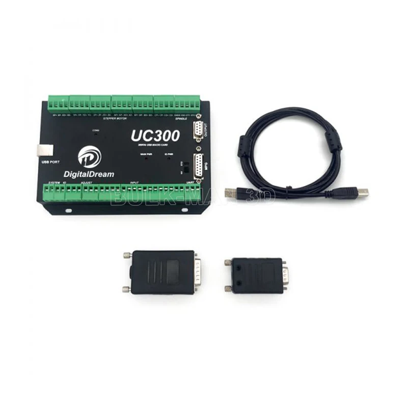 3D Mach3 USB 4-Axis UC300 Controller Bundle for QueenBee PRO CNC/ WorkUltra CNC /Lead CNC