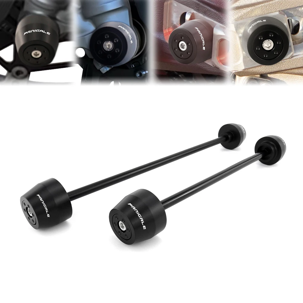 

Motorcycle Wheel Protector Front or Rear Wheel Axle Fork Crash Sliders, Panigale V4 / S V4 R Streetfighter V4 / S For Ducati
