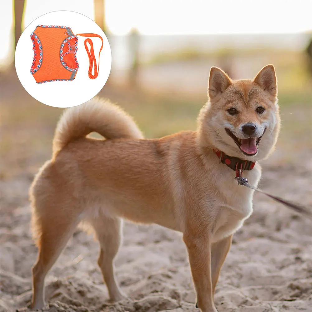 

Pet Dog Harness Adjustable Outdoor Wear-Resistant Easy to Put on and Take Off Fashionable Design for Small Large Puppies S