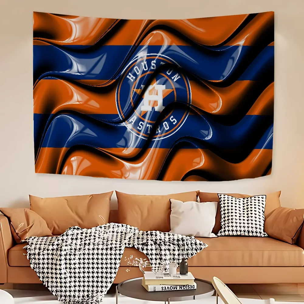 HOUSTON ASTROS Wall Tapestry Home Decoration Hippie Bohemian Decoration Divination INS Home Decor