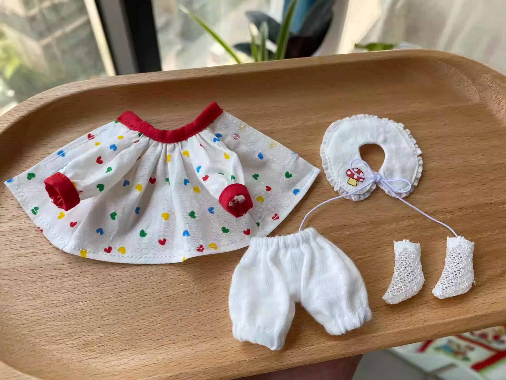 

2026 Dula Doll Clothes Dress Colored love skirt for Ob11 gsc Doll Accessories