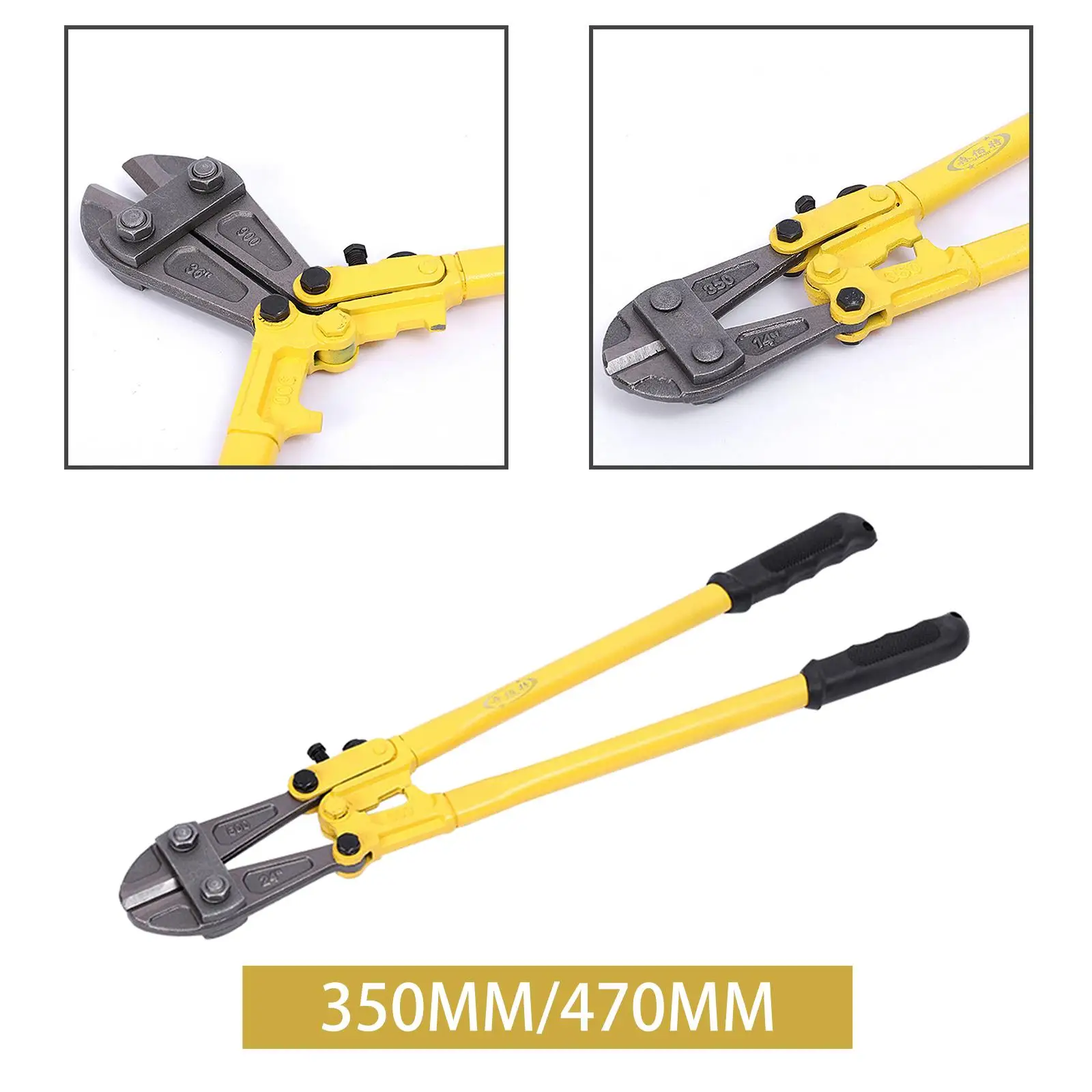 Tagliabulloni Heavy Duty con impugnatura Comfort utensile da taglio manuale tagliacavi tagliacavi per viti catene serrature rivetti bulloni