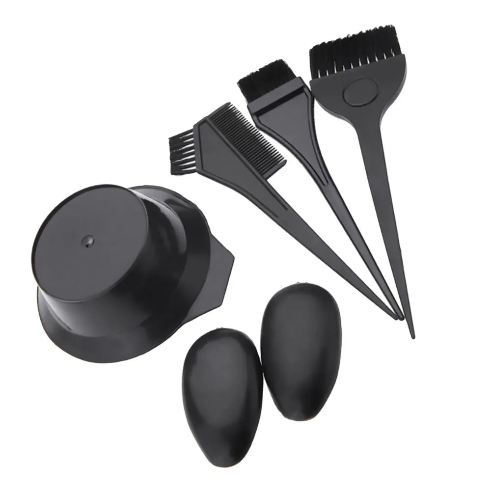 1 مجموعة تلوين الشعر مشط فرشاة الشعر السلطانية غطاء للأذنين الصباغة عدة سريع لون الشعر فرشاة تصفيف الشعر مشط أداة المهنية صالون المنزل #4