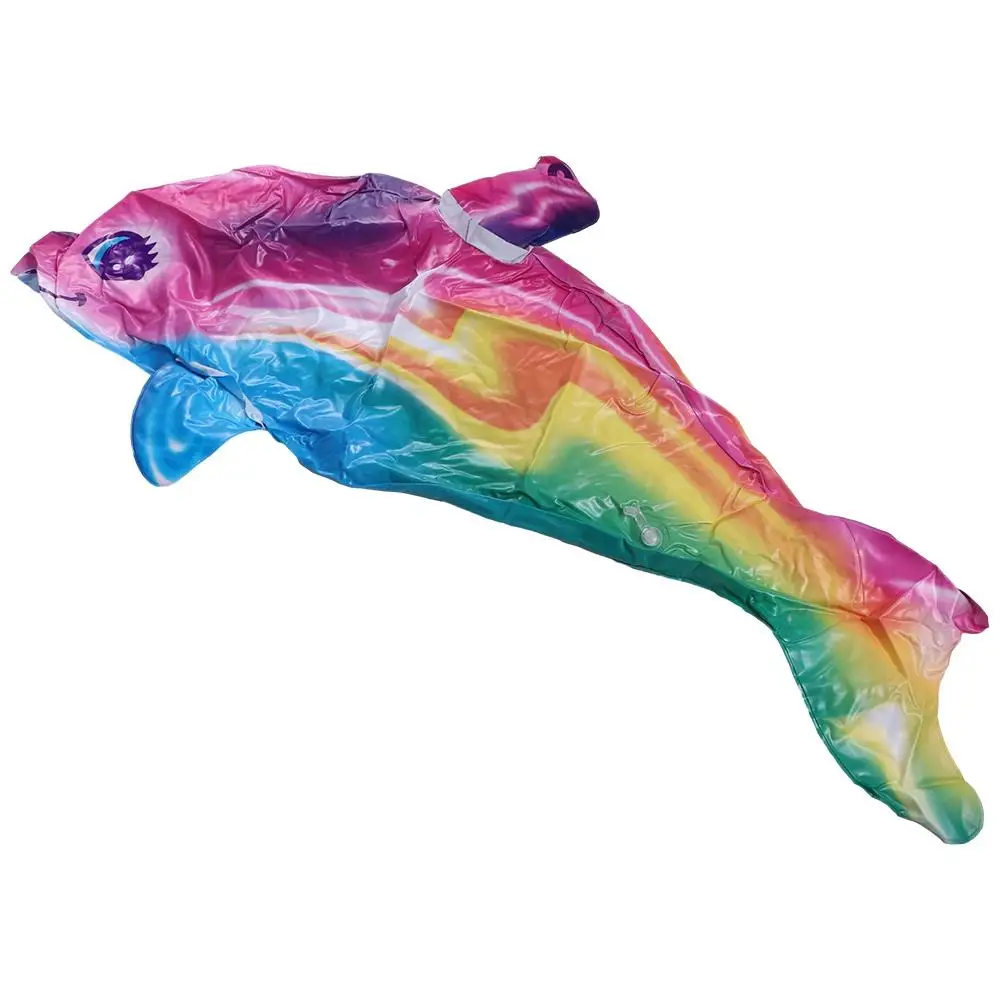 Dolphin Balloons Colorful Inflatable Dolphin Classic Multicolored Inflatable Dolphin Inflatable PVC Material PVC Dolphin