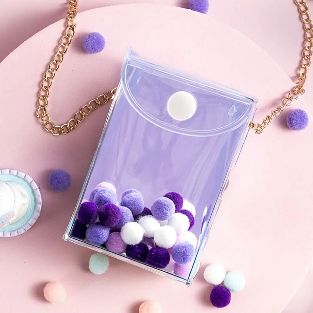 

Transparent Clear Outdoor Bag Multicolor Bag Decoration Mystery Box Doll Display Box Mini Doll Accessories Keychain Bag Wallet