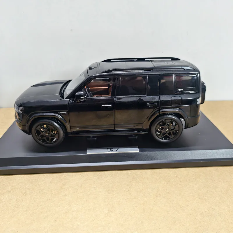 Novo Modelo de Carro Diecast BYD Leopard Titanium 7 Escala 1:18 SUV de Liga Leve para Colecionadores e Entusiastas de Veículos Off-Road de Nova Energia