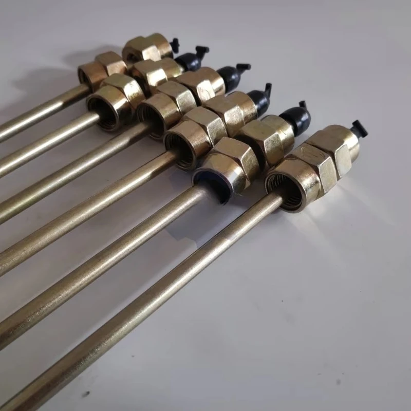 

Hot Selling Aly Machine 12pcs 600mm diesel Pipe Joint Oil Tube 14X12 ,14X14 Used for Fuel Injection Pump test Bench Spare Part