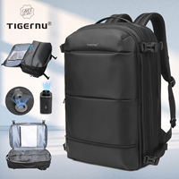 Tigernu Vacuum Backpacks Men Expandable Bags 17inch Laptop Backpack Bags Male Travel Backpacks Large Capacity Backpack Women Bag