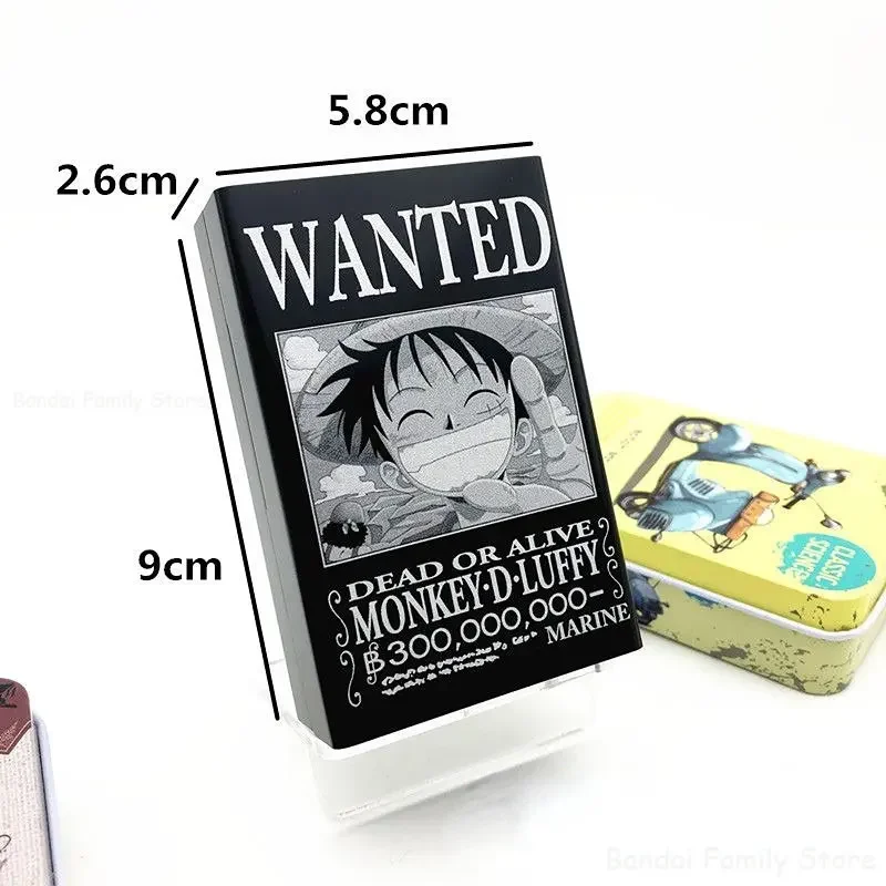 ONE PIECE Luffy Cigarette Case Anime Moisture-proof Pressure-proof Cigarette Storage Container Smoking Accessories Adult Gifts