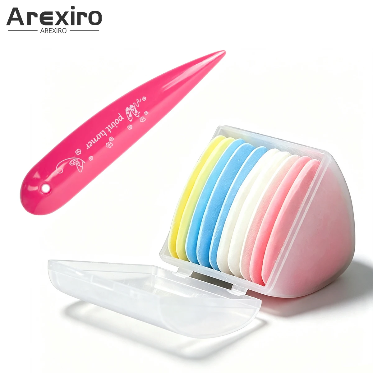 Point Turner Seam Creaser Sewing Tool, Fabric Bone Folder Quilting Craft, Tailor Chalk 10Pcs Box Sewing Marking Supplies