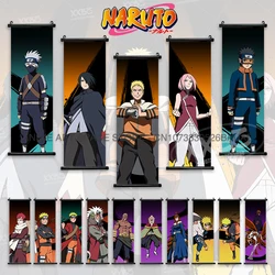 Uzumaki Naruto Hanging Painting Hatake Kakashi Home Decoration Jiraiya Wall Art Senjyuu Tsunade Scroll Picture Anime Poster Gift