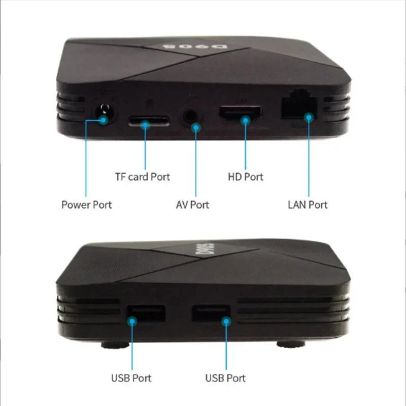 D905 Tvbox المحمول Android TV 8gb Ram WIFI Mlogic S905 4K Smart IPTV Box TV Smart Home Set Top TV Box Receiver