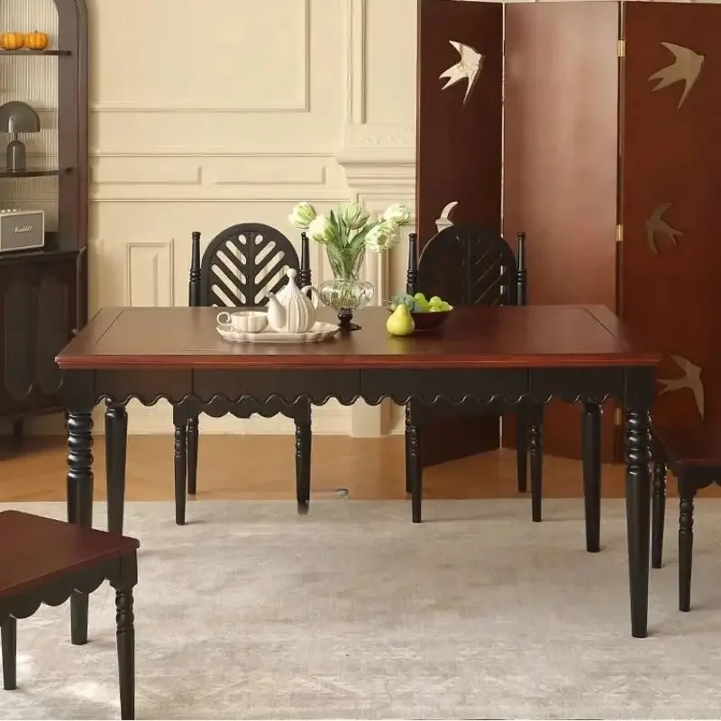 European Square Dining Tables Design Italian Party Luxury Salon Dining Tables Living Room Kitchen Juegos De Comedor Home Decor