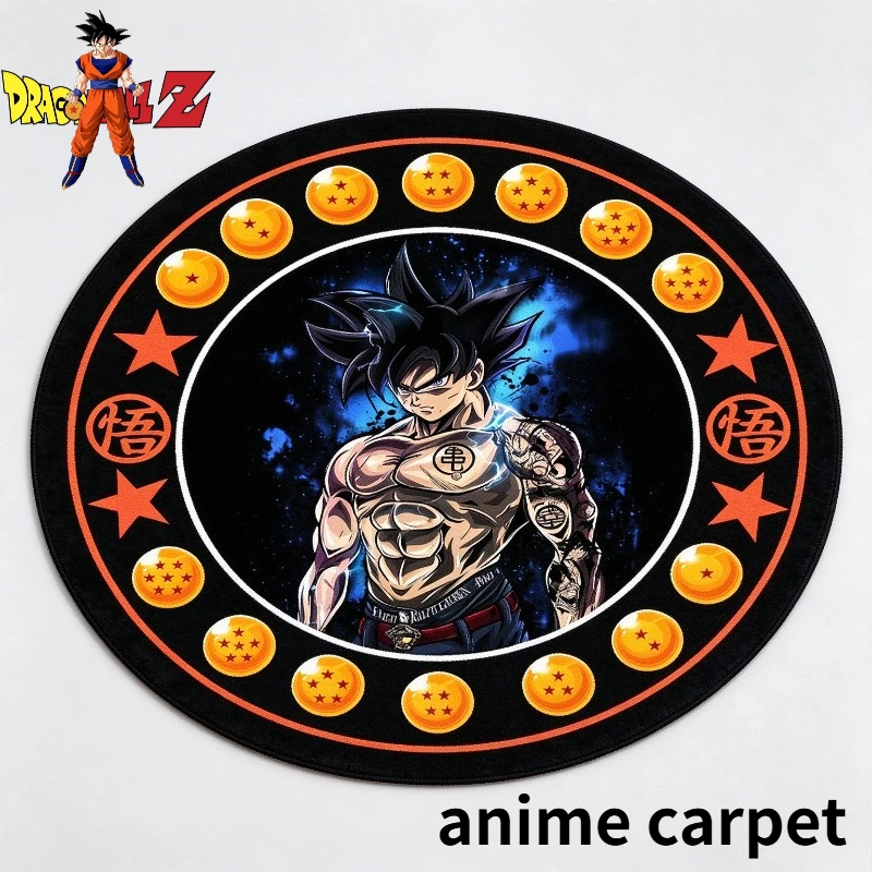 Alfombra de dibujos animados de Dragon Ball Son Goku, alfombra de pie para el hogar, sala de estar, mesita de noche, alfombra de animación, venta al por mayor