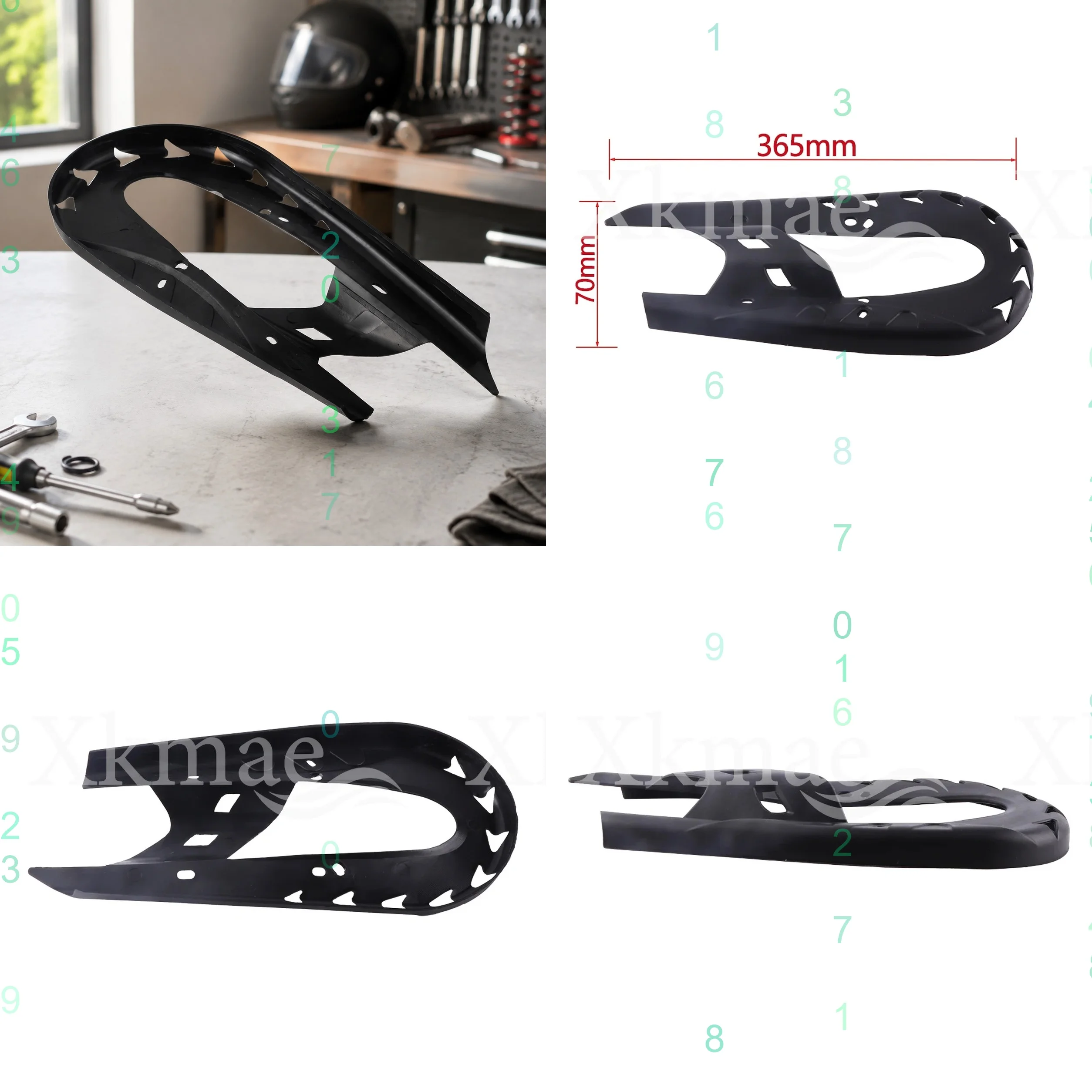 Motorcycle Chain Protection Cover for 47cc 49cc Apollo Orion Mini Dirt Bike Accessories