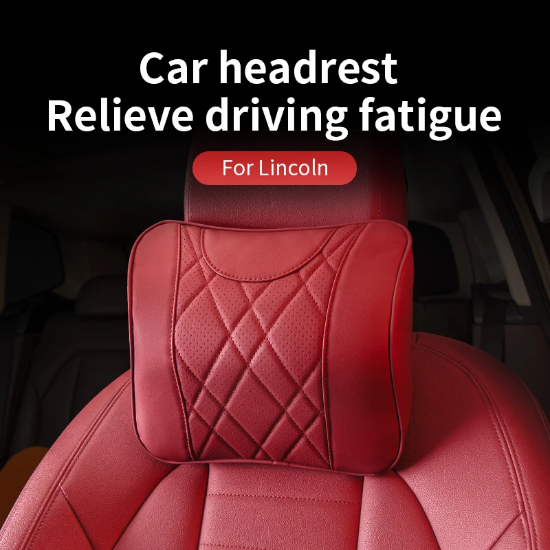 

For Lincoln Nautilus Aviator Corsair Navigator Continental MKX MKC MKZ Zephyr Car Headrest Neck pillow Auto Interior Accessories