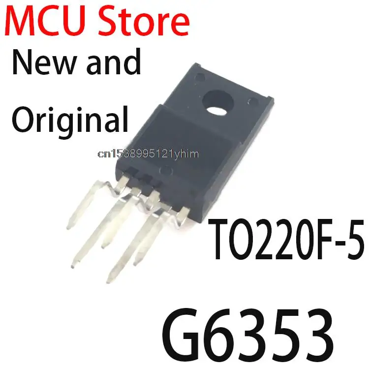 5PCS New and Original STR-G6353 TO220F-5 STRG6353 TO-220F-5  TO-220F G6353