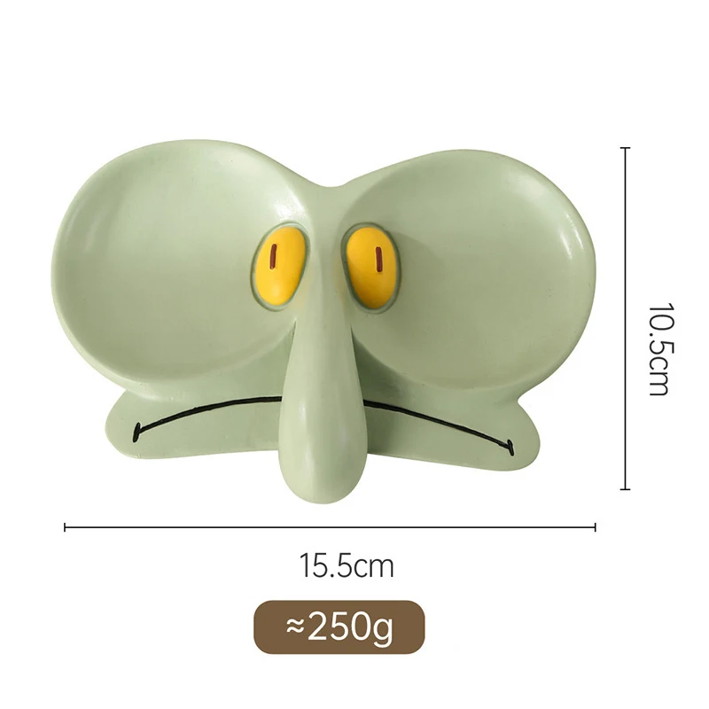 Funny Trinket Tray Eyeglass Stand Holder Squidward Inspired Eyeglass Tray Resin Tray Jewelry Dish Catch All Tray