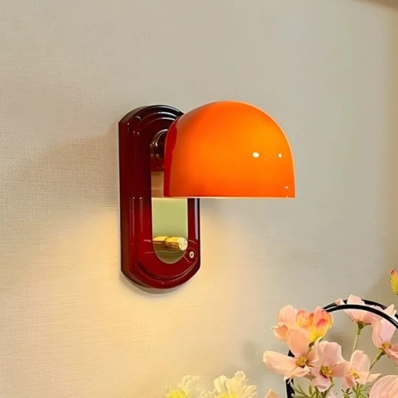 

American Vintage Wall Lamps Bedroom Bedside Nostalgic Entrance Balcony Cafe Study Kitchen Foyer Decoration Wall Sconce Luminaire