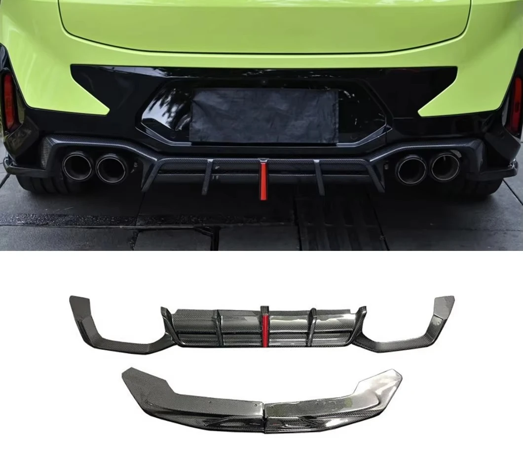 

PU-Design Carbon Fiber Rear Diffuser for X3M F97 X4M F98 Lci 2022 Bumper Upgrade Body Kit Properly Installed Wholesaler