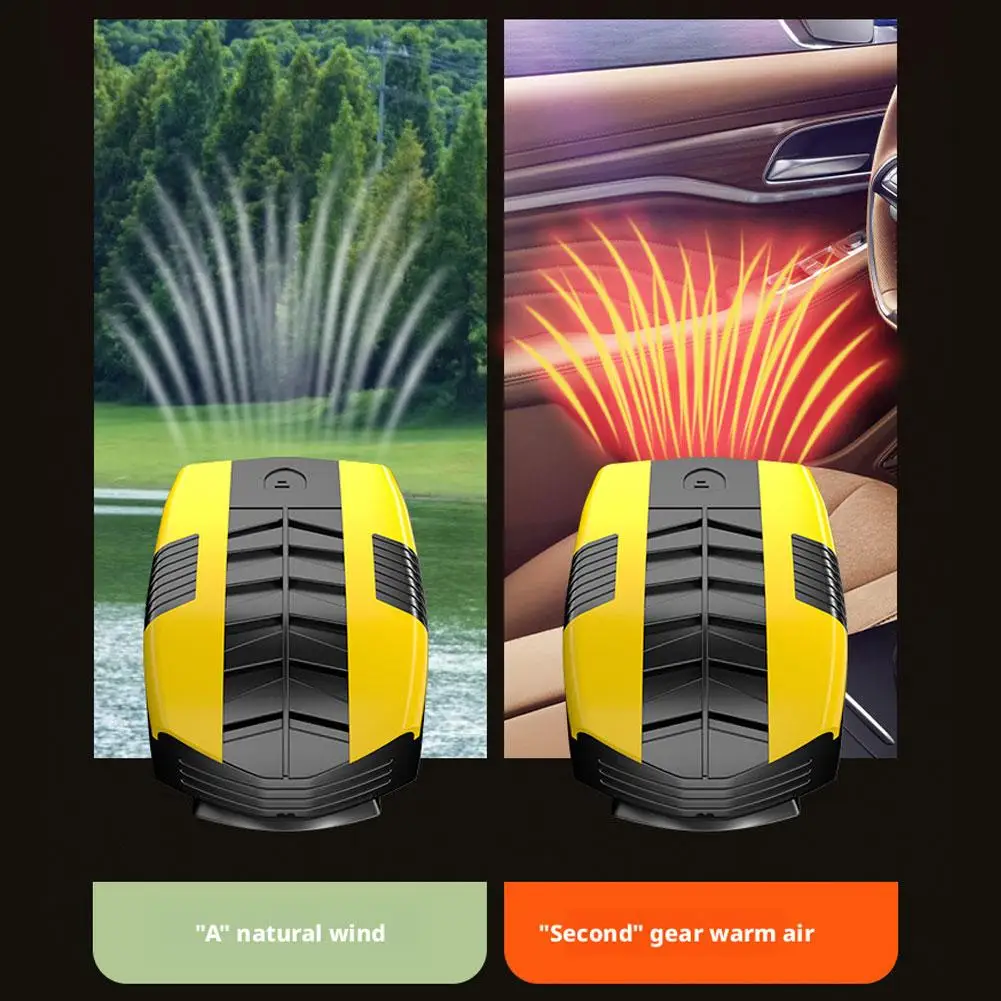 

Автомобильный обогреватель, мощный автомобильный электрический обогреватель, двойного назначения, автомобильный вентилятор, размораживание, противозапотевание, 360° ° Вращение для легковых грузовиков R E0B0