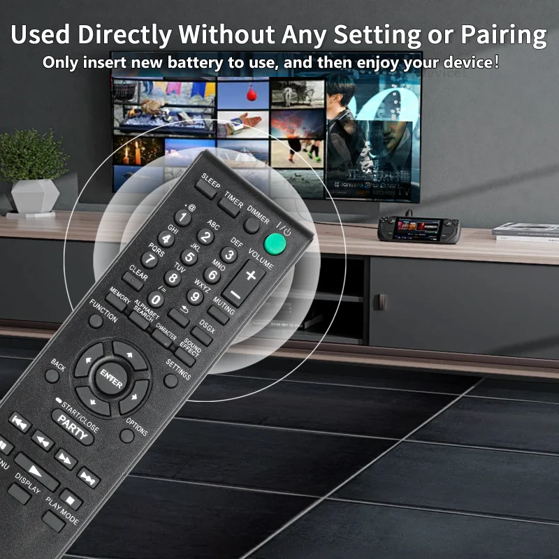 RM-ANU093 RMANU093 For Sony Remote Control, For Sony Audio System/Server NAS-SV20i NAS-SV20Di NASSV20i NASSV20Di
