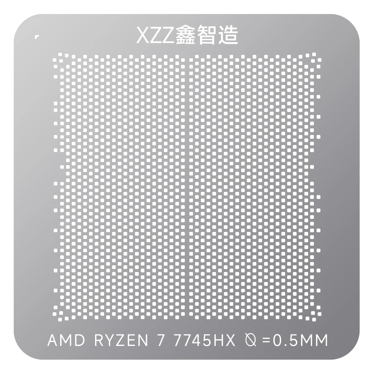 Трафарет для реболлинга XZZ bga для AMD R9 7945HX 100- 000000870   R7 7745HX 100- 000000721   Прецизионные квадратные отверстия с прямым нагревом