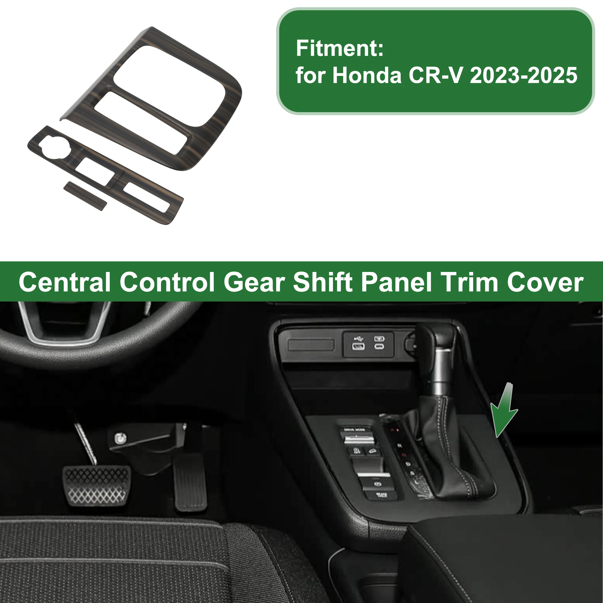 

UXCELL накладка на панель центрального управления переключением передач для Honda CR-V 2023-2025, наклейка на панель управления переключением передач, защита от царапин