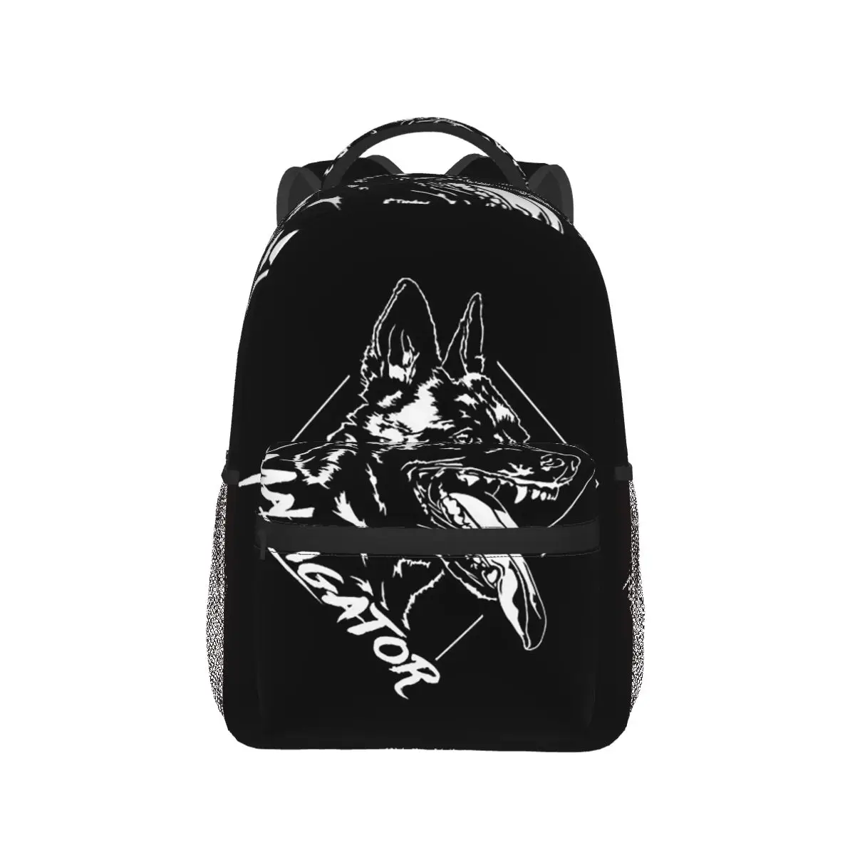 Maligator Belgian Shepherd Dog Malinois Portrait Backpacks Boys Girls Bookbag Children School Bags Travel Rucksack Shoulder Bag
