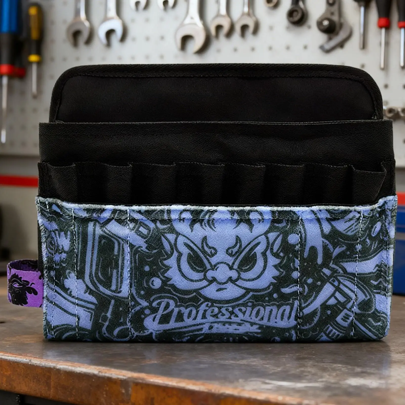 Car Tinting Tool Waist Bag Oxford Cloth Magnetic Window Tint Film Organizer Tool For Car Auto Work Electrician Carpenter
