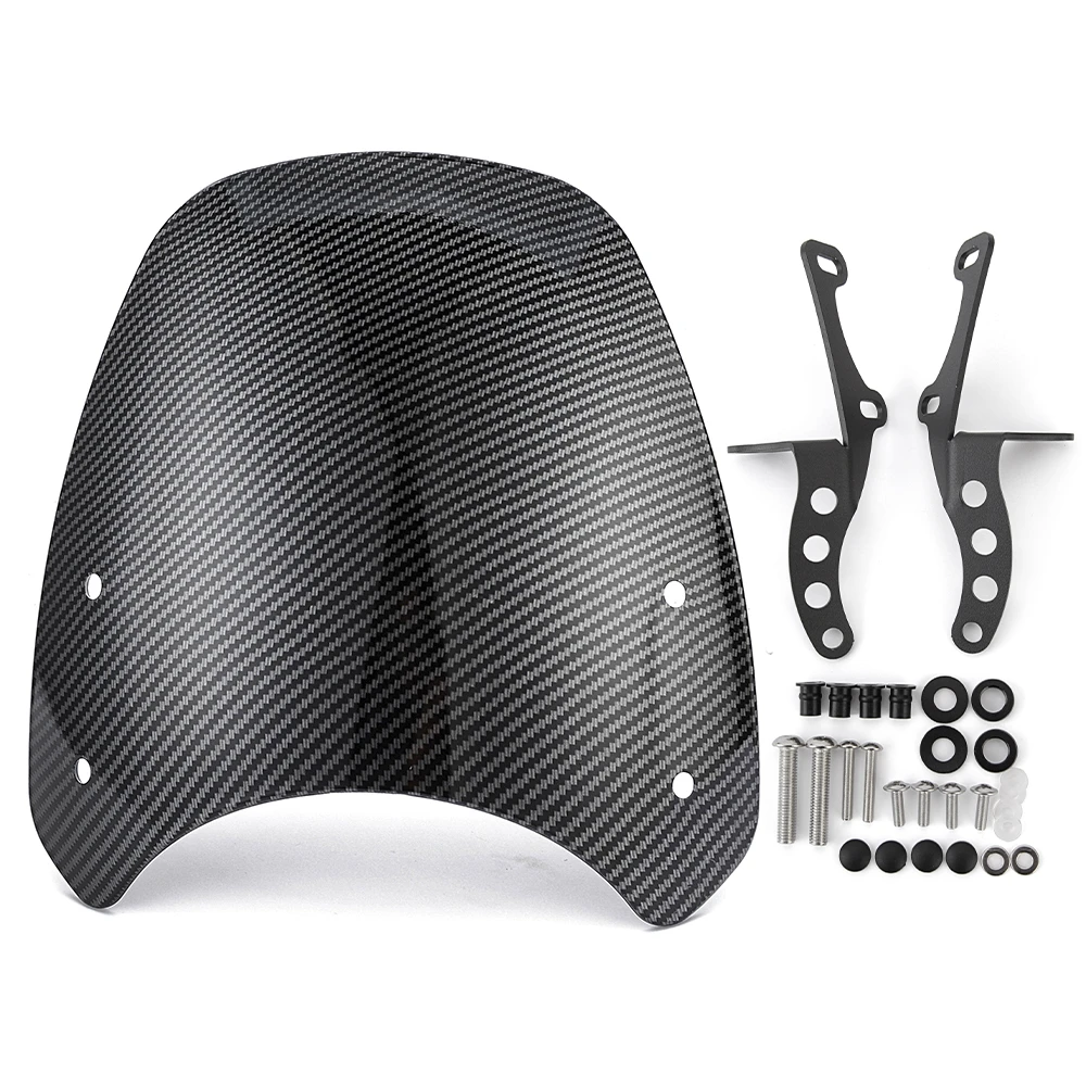 

Для Kawasaki Eliminator 500 2024 2025 ветровое стекло мотоцикла ветровой дефлектор щит экран козырек с кронштейном