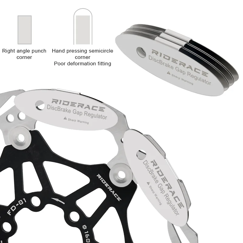 Clé de Correction de frein à disque de vélo en acier inoxydable, outil d'alignement du Rotor de frein de vélo, clé de Correction de réparation vtt