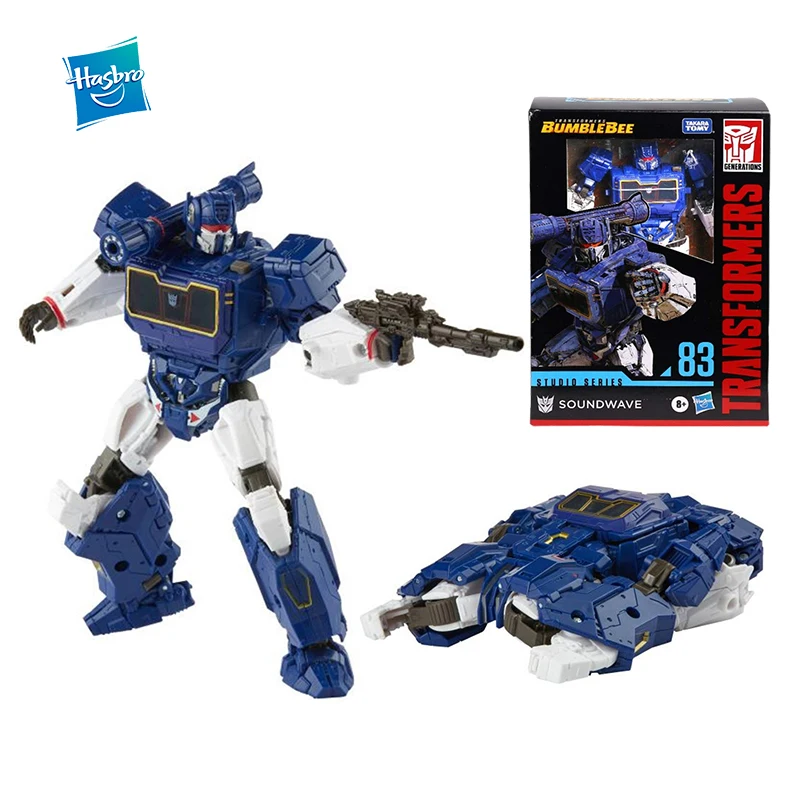 

In Stock Hasbro Original 14cm Action Figure Transformers Bumblebee Studio Series SS83 Voyager Soundwave Model Toy Gifts