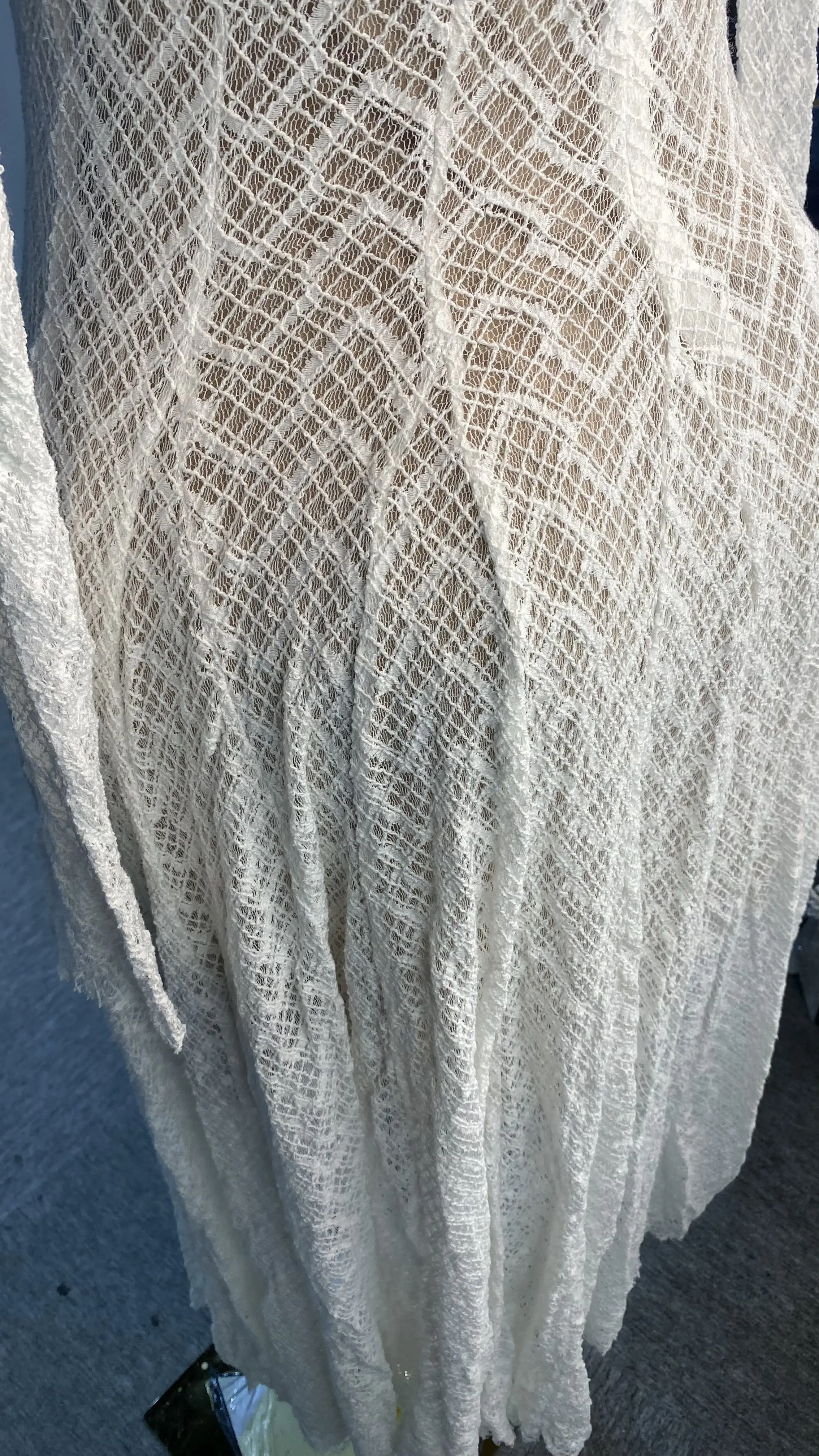 Premium Wholesale 2025 Autumn New Fashion Long-Sleeved Slim Fit Elegant Lace See-Through Women's Clothing-GZXX073