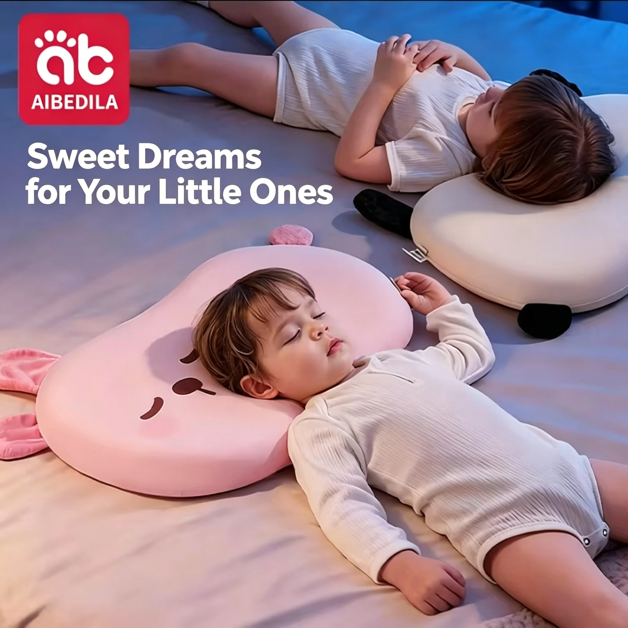 

AIBEDILA Toddler Pillow 30×48cm Soft Breathable Kids Sleeping Pillow Hypoallergenic & Machine Washable for Boys Girls