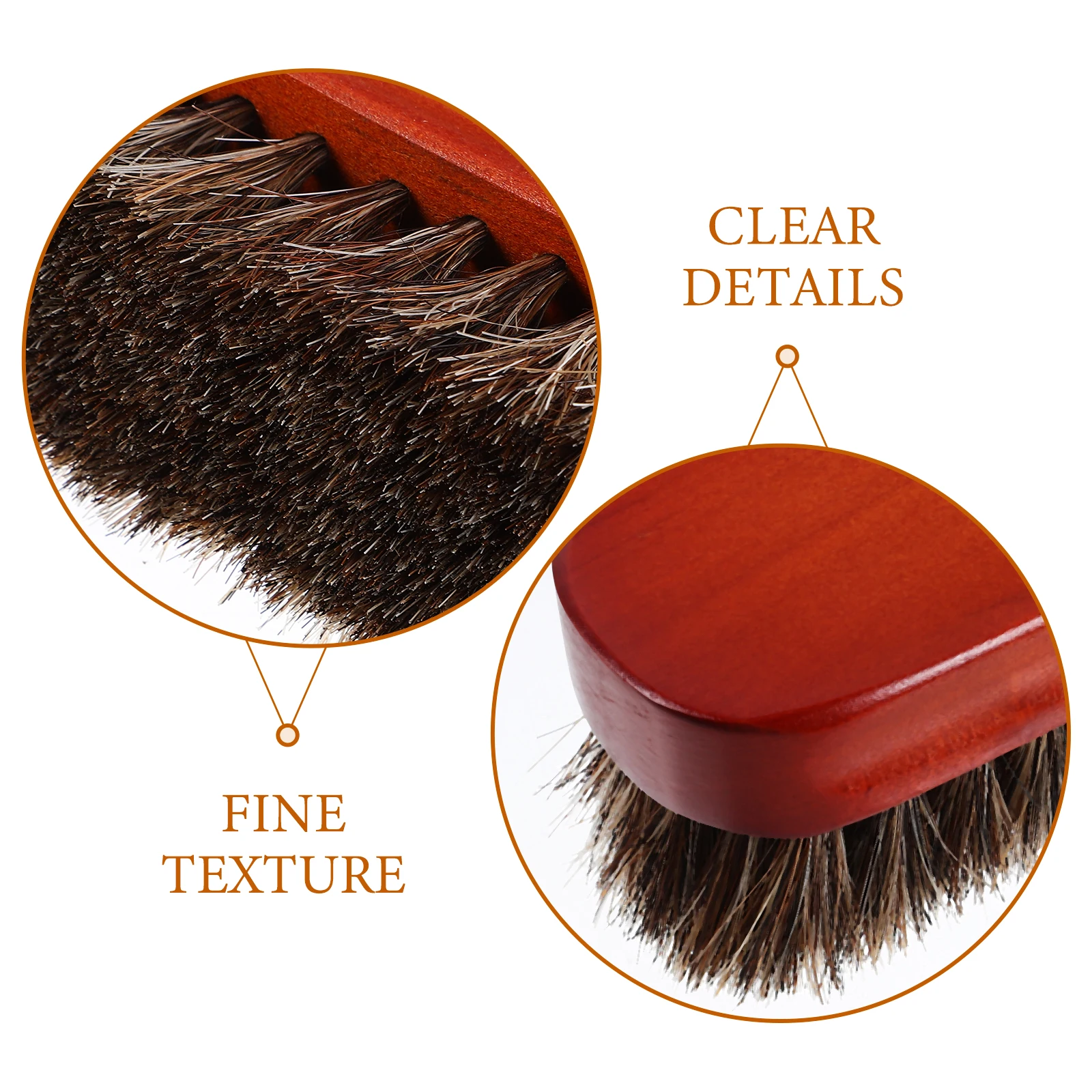 

**Wooden Horsehair Brush Cleaning Boot Brush Polishing Boot Scrubbing Tool Portable Small Scrubber Brush**