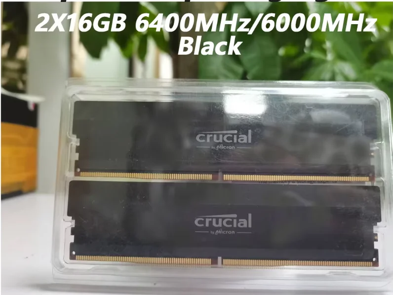 Crucial Pro DDR5 RAM 16GBX2 キット 6400MHz /6000MHz