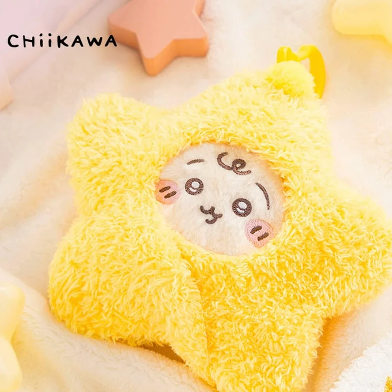 Chiikawa Hachiware Usagi Kawaii Anime Cartoon Baby Stars Plush Pendant Fashion Simple Cute Bag Exquisite Trendy and Cool Girl